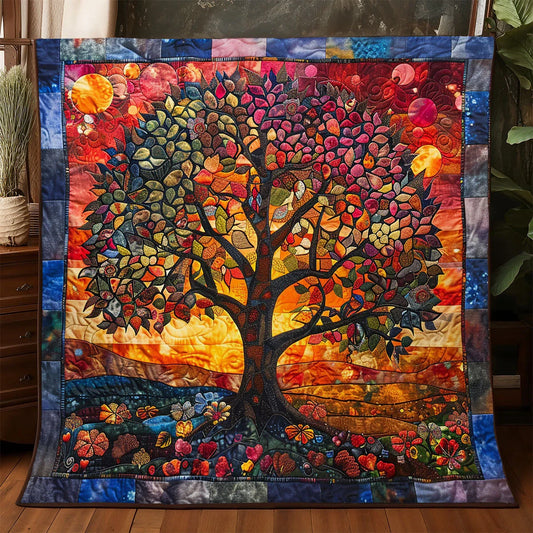Tree Of Life Quilt Blanket