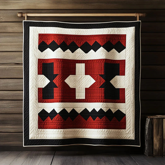 Tribal Balance Quilt Blanket