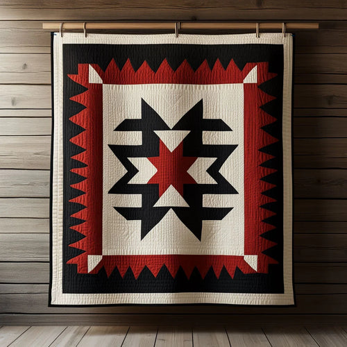 Tribal Balance Quilt Blanket