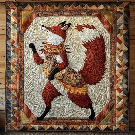 Tribal Dance Quilt Blanket
