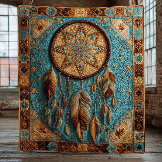 Tribal Dreamcatcher Quilt Blanket