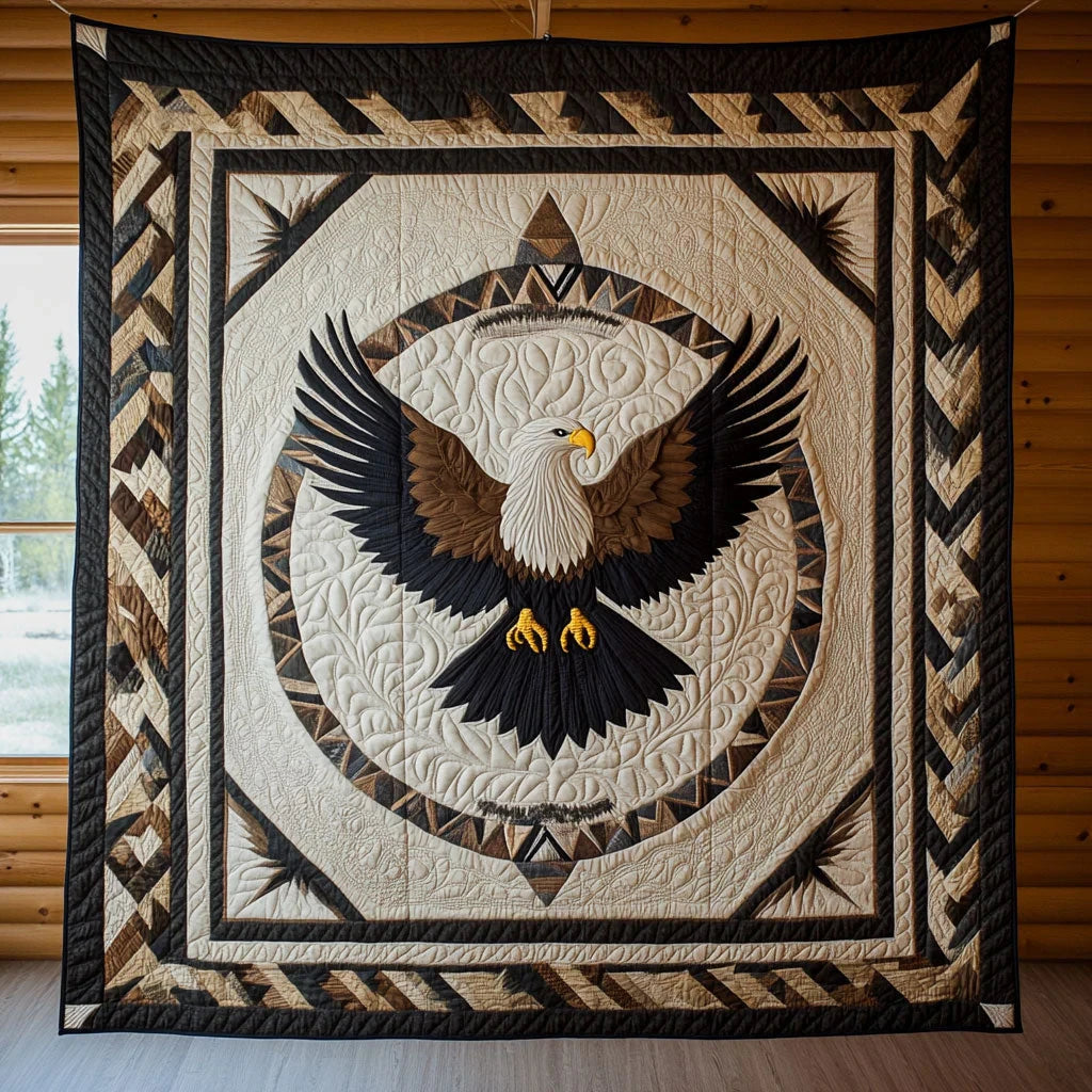 Tribal Eagle Quilt Blanket