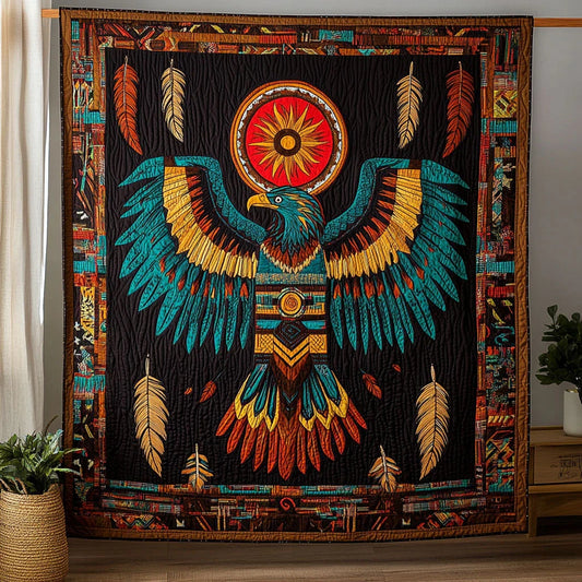 Tribal Eagle Quilt Blanket