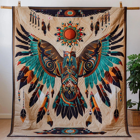 Tribal Eagle Quilt Blanket