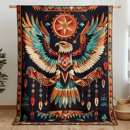 Tribal Eagle Spirit Quilt Blanket