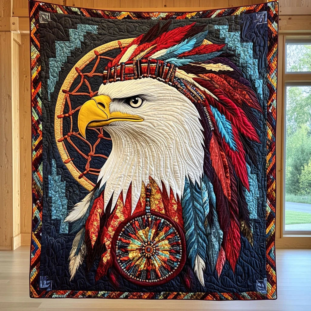 Tribal Flight Quilt Blanket