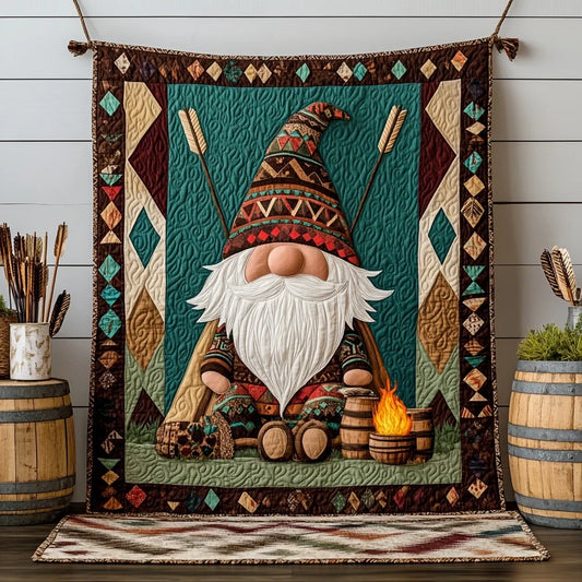 Tribal Gnome Quilt Blanket