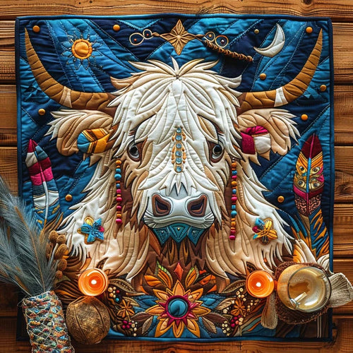 Tribal Highland Quilted Table Topper