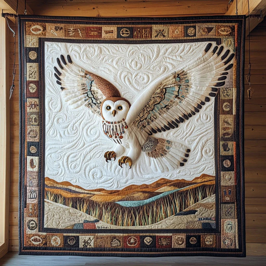 Tribal Hunter Quilt Blanket