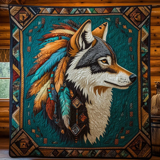 Tribal Moon Quilt Blanket