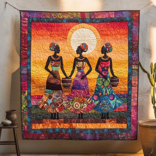 Tribal Wisdom Woman Quilt Blanket