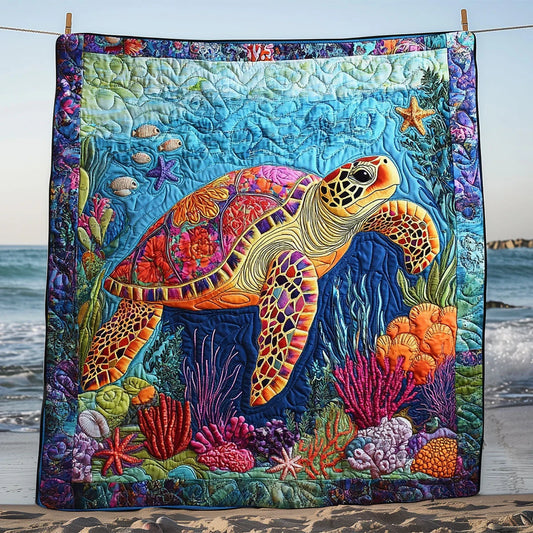Turtle Quilt Blanket