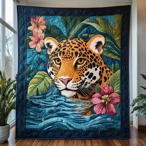 Tropical Majesty Quilt Blanket