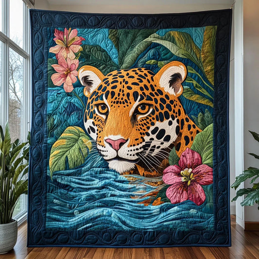 Tropical Majesty Quilt Blanket