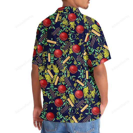 Tropical Colorful Cricket Winner Hawaiian Shirt, custom shirt gift for men