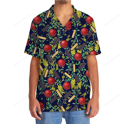 Tropical Colorful Cricket Winner Hawaiian Shirt, custom shirt gift for men (view 2)