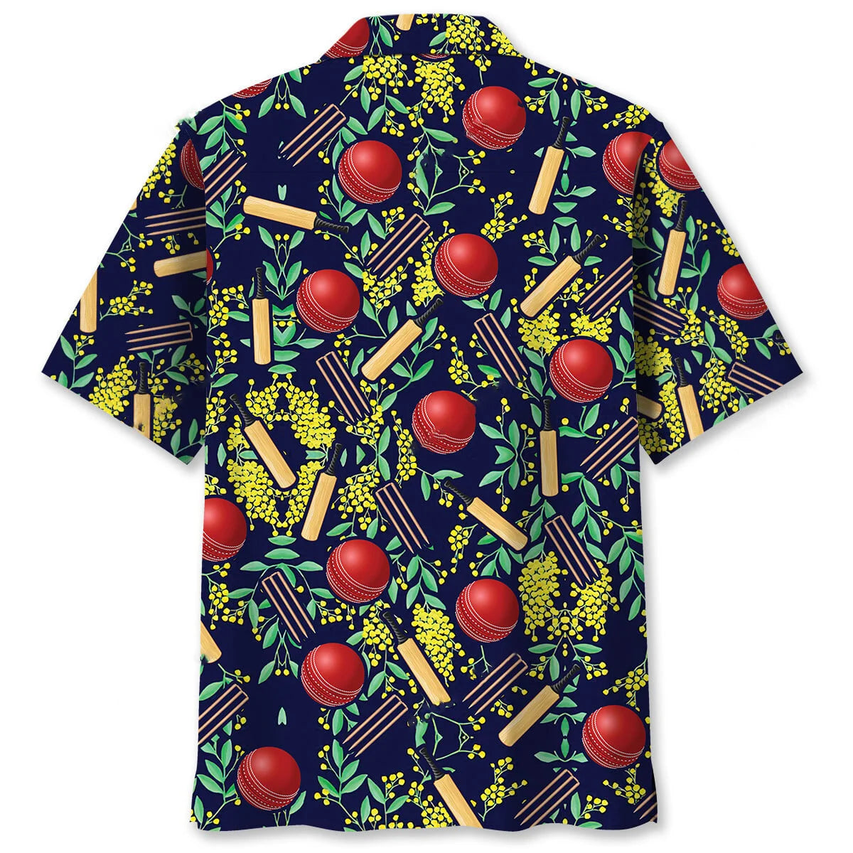 Tropical Colorful Cricket Winner Hawaiian Shirt, custom shirt gift for men (view 3)