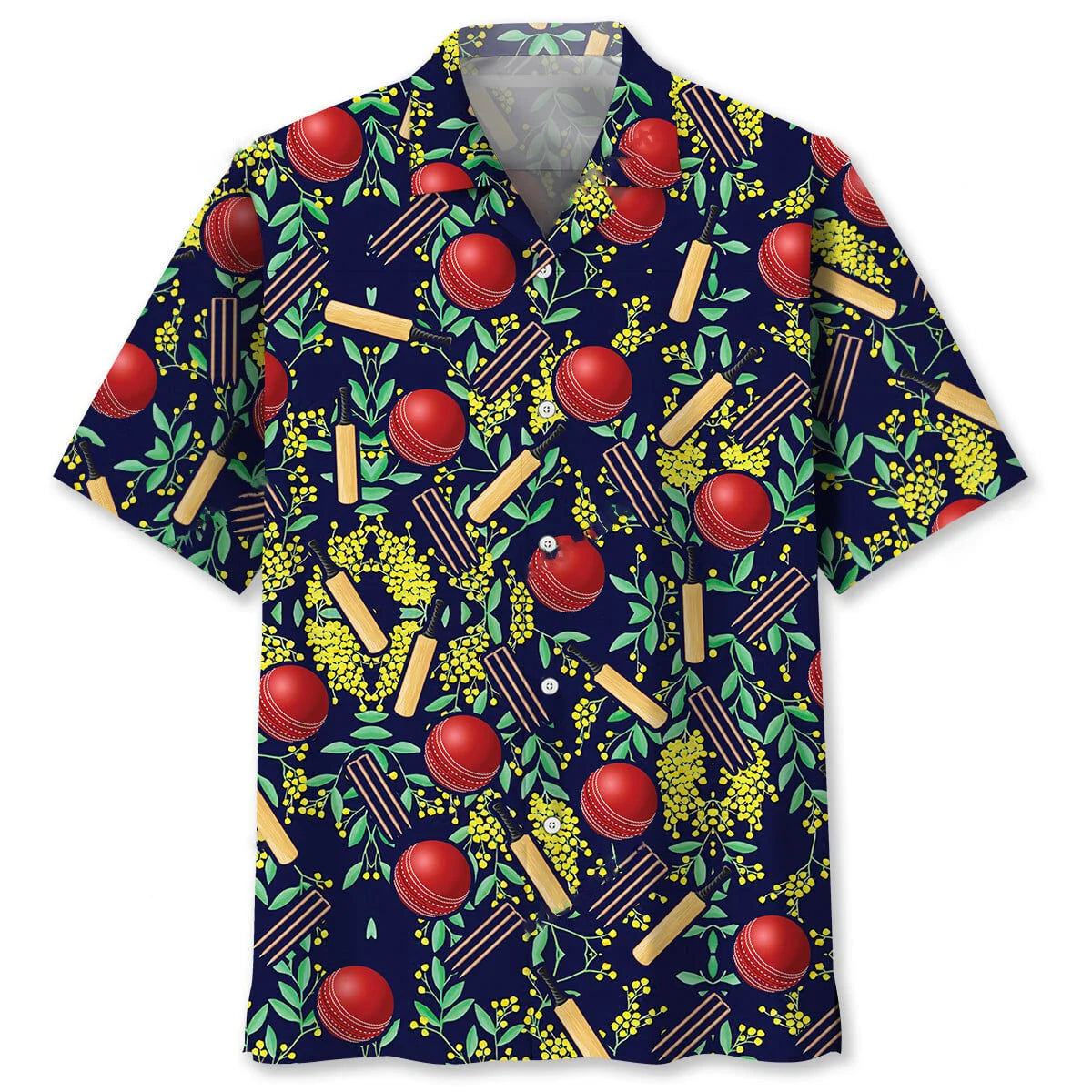 Tropical Colorful Cricket Winner Hawaiian Shirt, custom shirt gift for men (view 4)