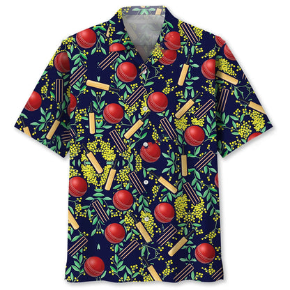 Tropical Colorful Cricket Winner Hawaiian Shirt, custom shirt gift for men (view 4)