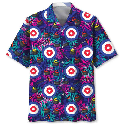 Tropical Curling Hawaiian Shirt Men, custom shirt gift for men (view 2)