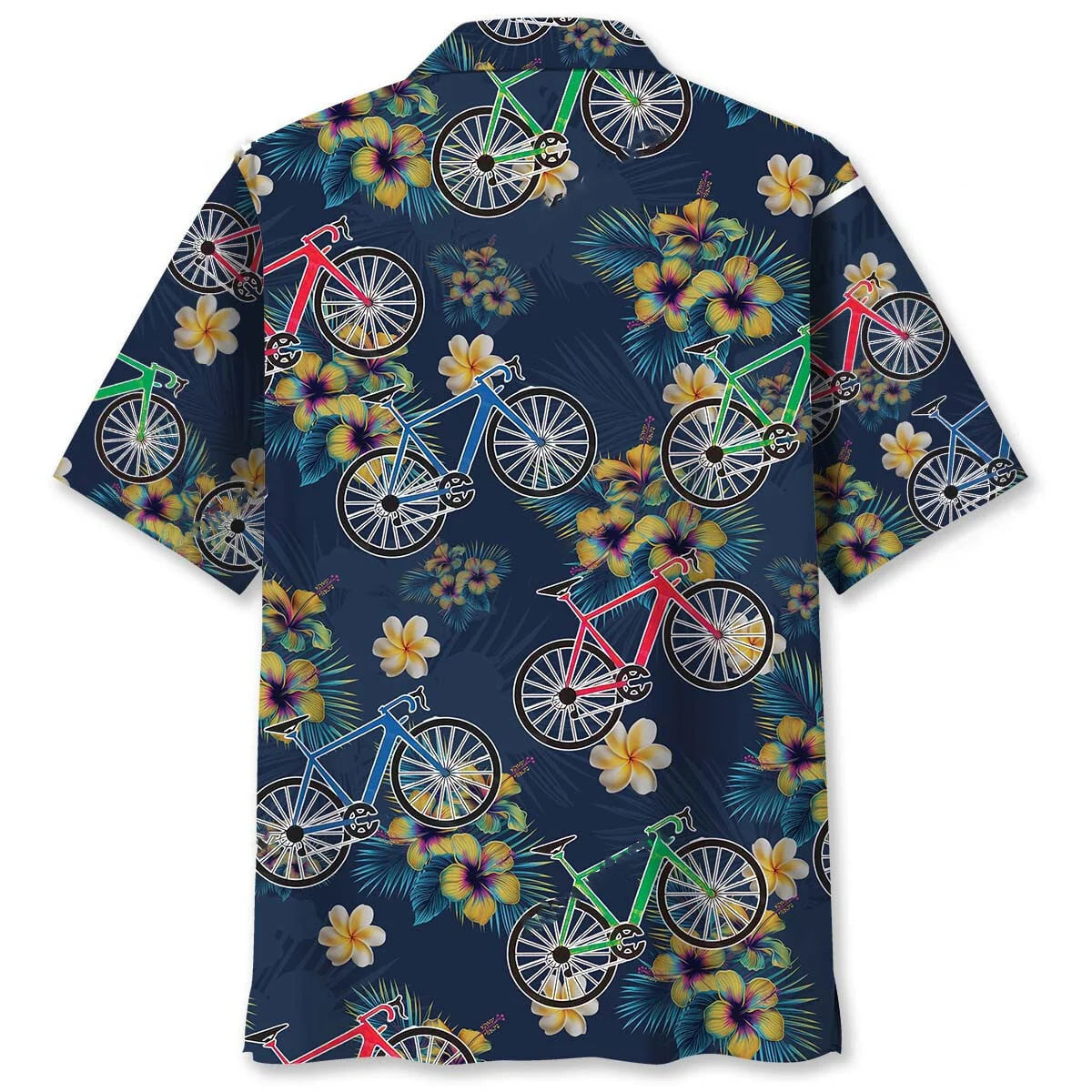 Tropical Cycling Hawaiian Shirt, custom shirt gift for men (view 2)