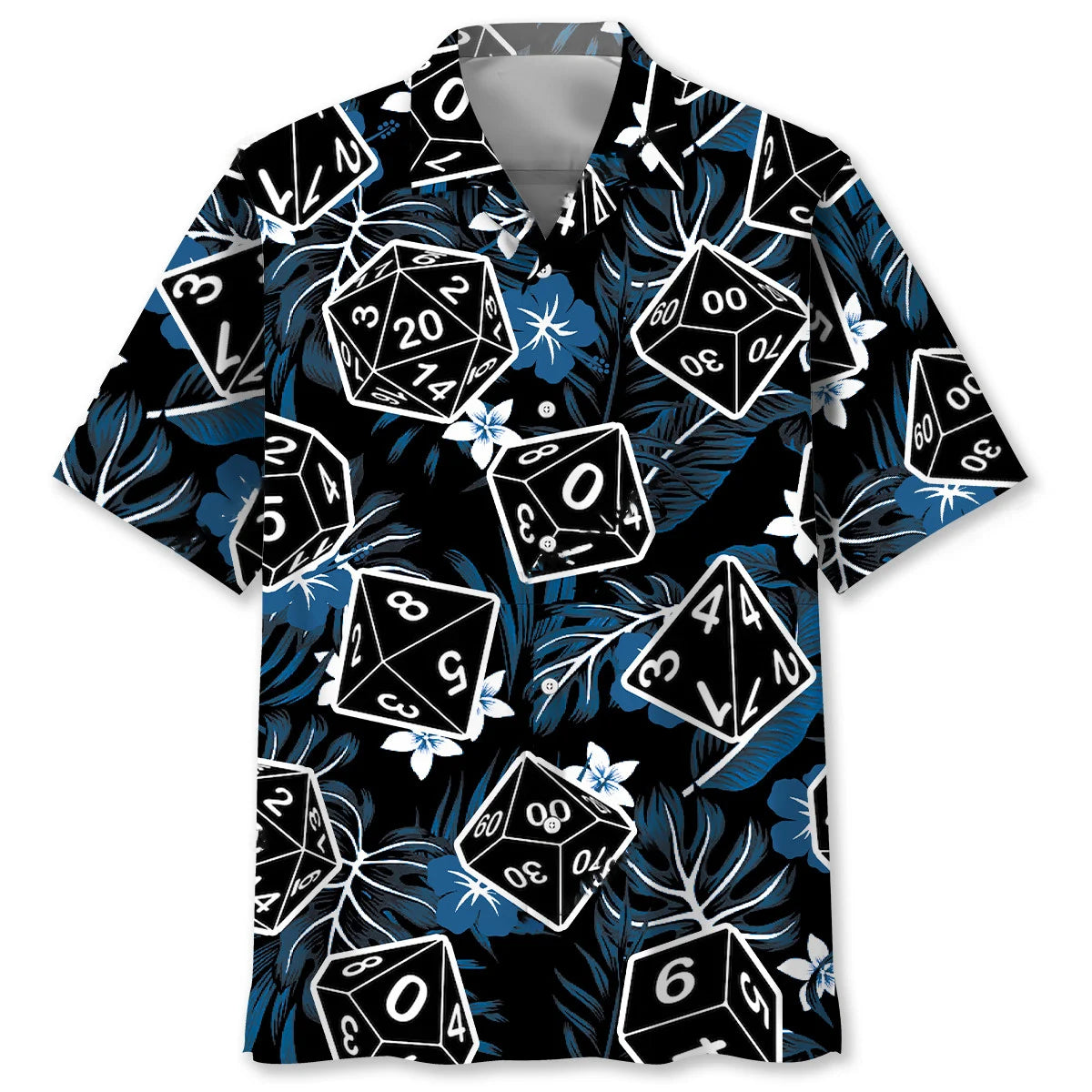 Tropical Dices Hawaiian Shirt, custom shirt gift for men