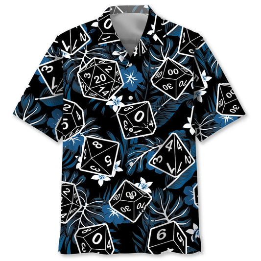 Tropical Dices Hawaiian Shirt, custom shirt gift for men