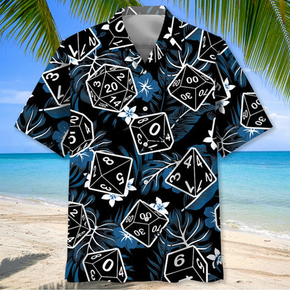 Tropical Dices Hawaiian Shirt, custom shirt gift for men (view 2)