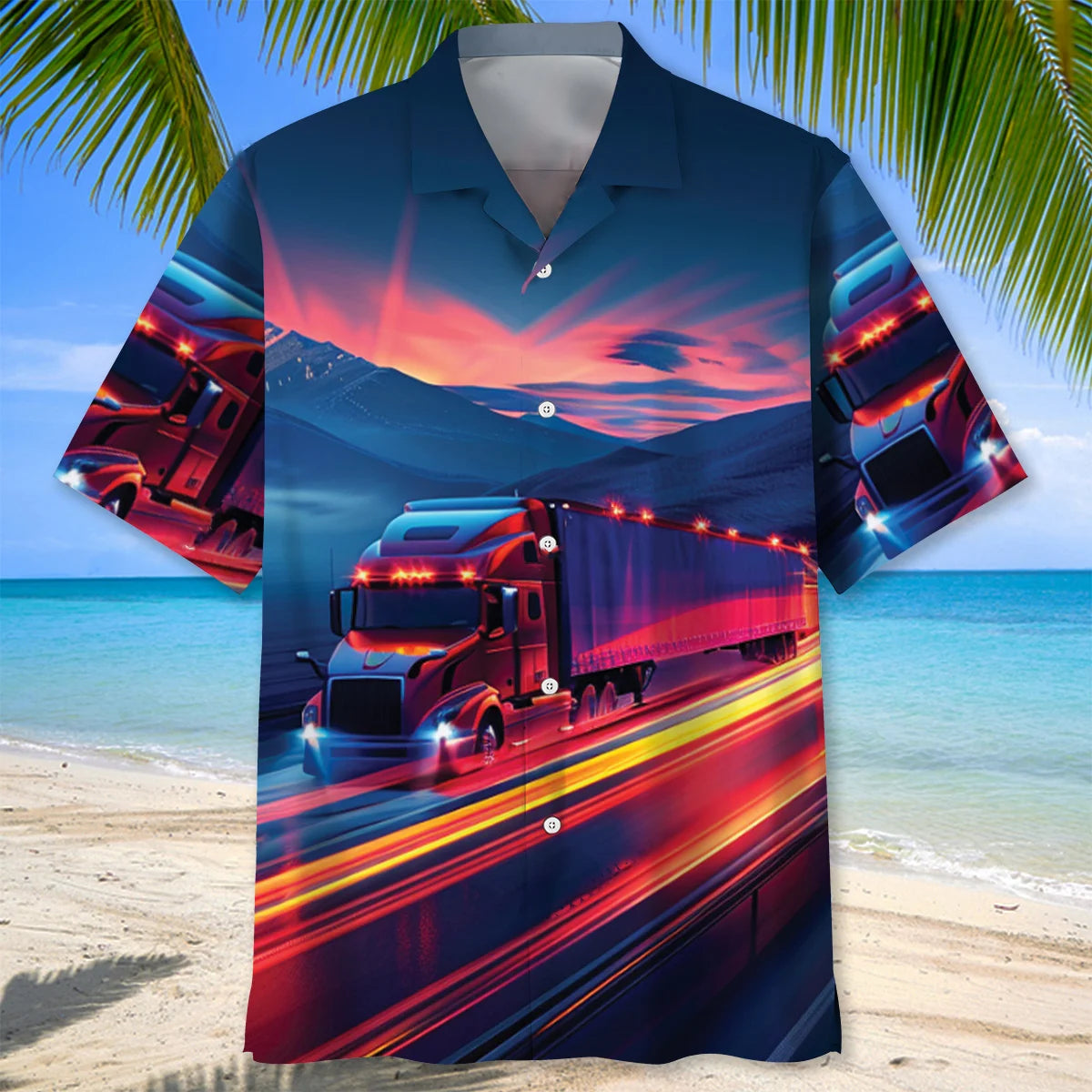 Trucker I Have Drive More Miles Hawaiian Shirt, custom shirt gift for men (view 3)
