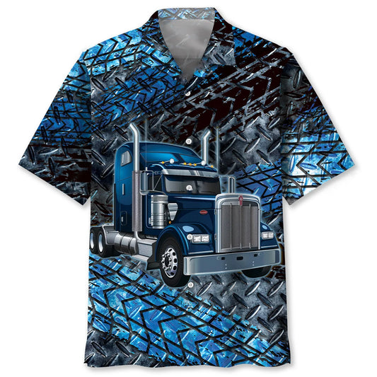 Trucker my Skills Alow Me to Drive Anything Hawaiian Shirt, custom shirt gift for men