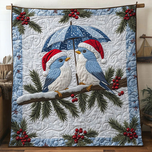 True Love Bluebird Quilt Blanket