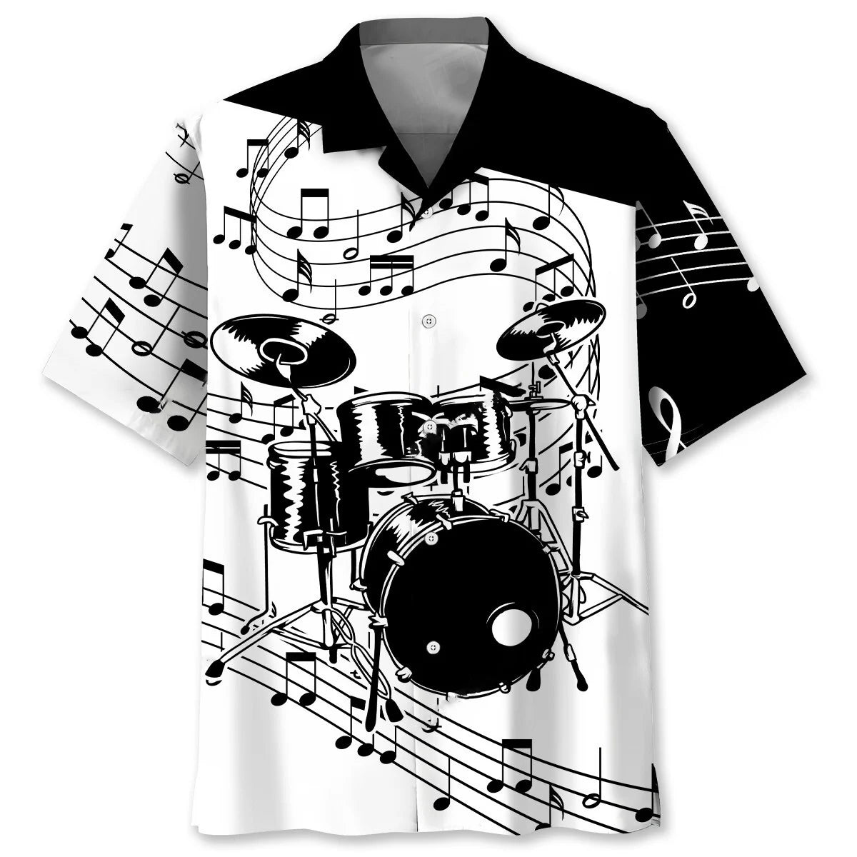 Trust Me I M a Drummer Hawaiian Shirt, custom shirt gift for men (view 4)