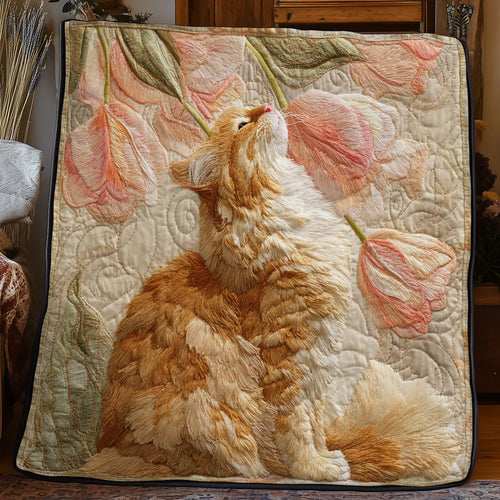 Tulip Soft Cat Quilt Blanket