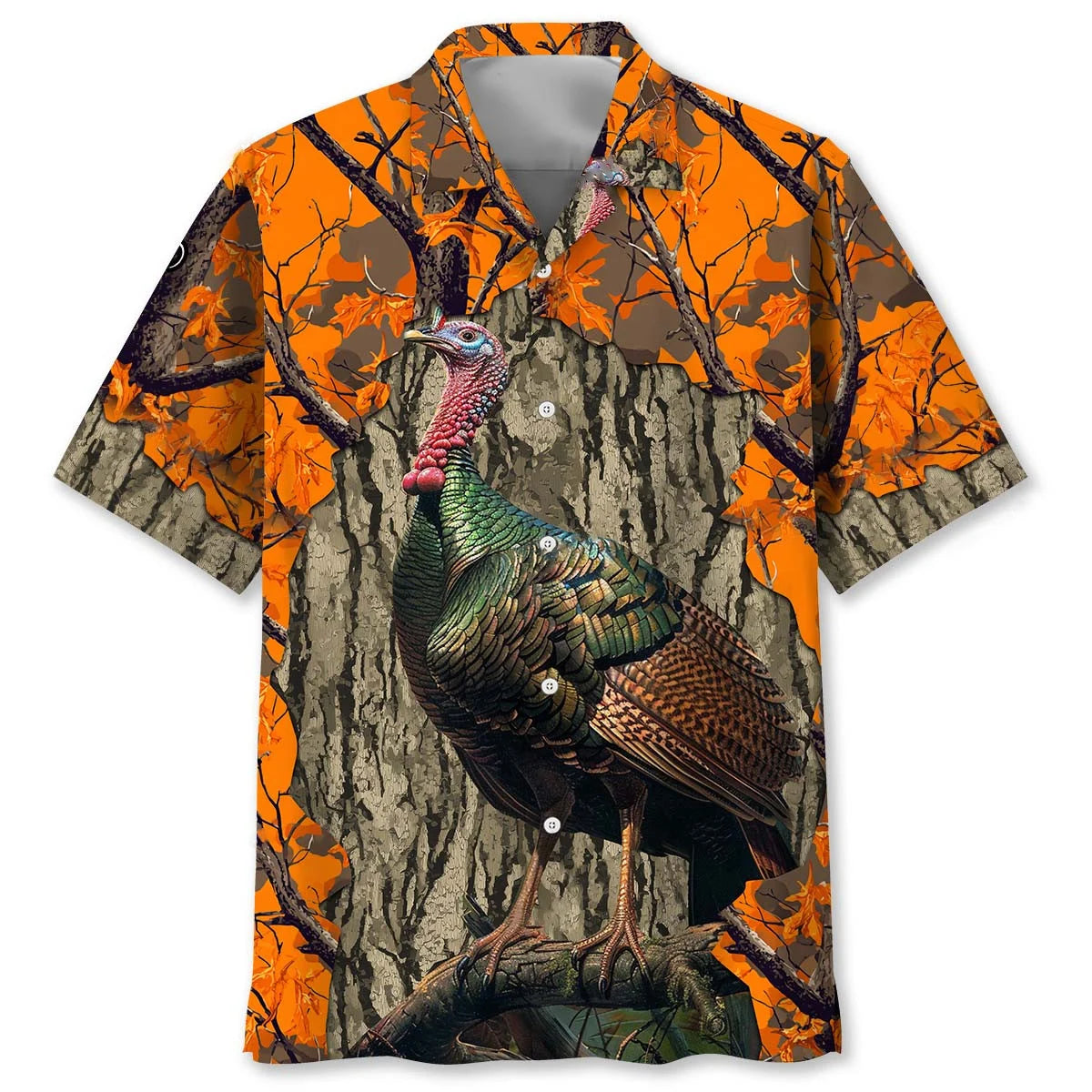 Turkey Hunter Hawaiian Shirt, custom shirt gift for men