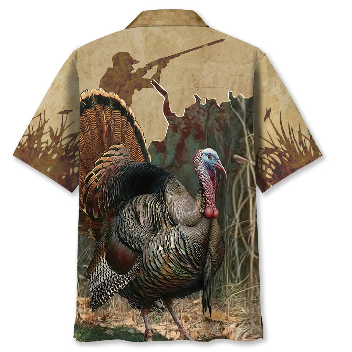 Turkey Hunting Hawaiian Shirt, custom shirt gift for men (view 4)