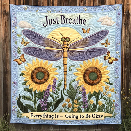Turning Toward Light Quilt Blanket