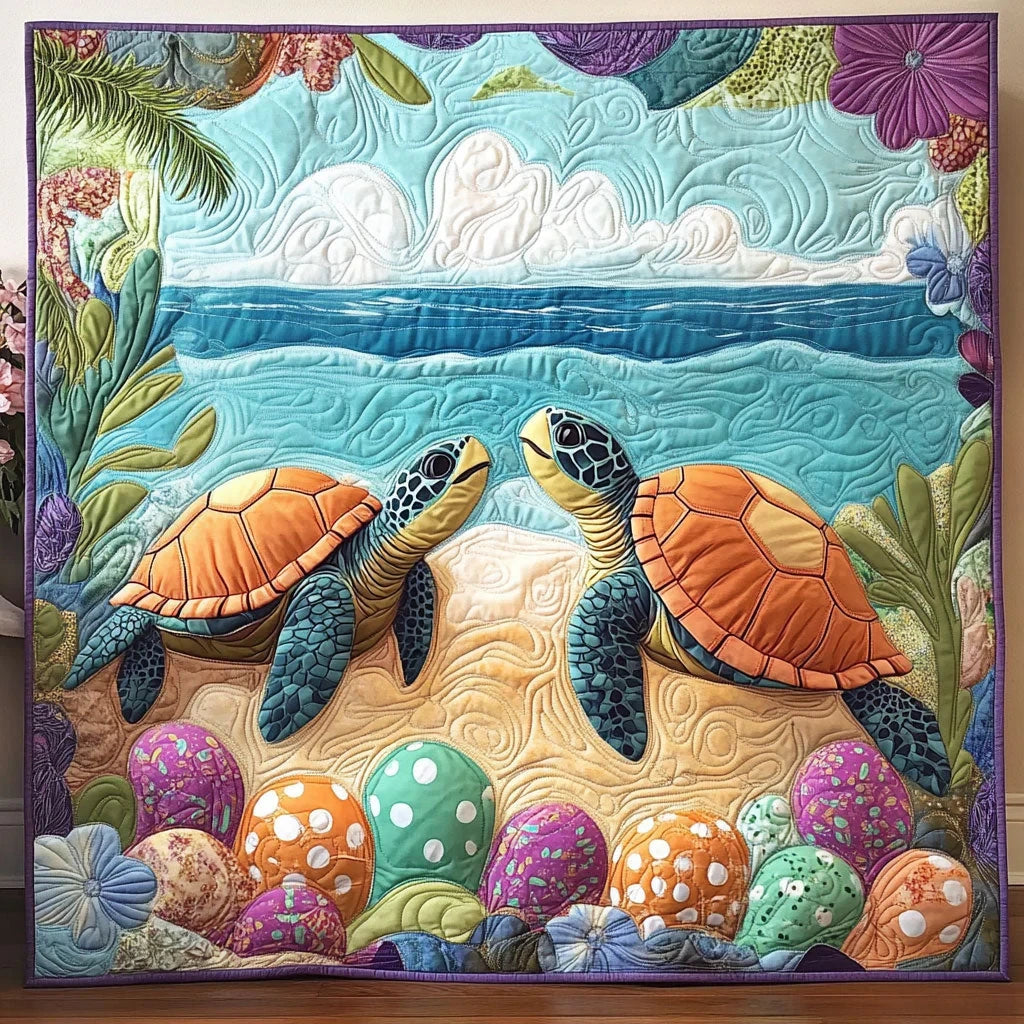 Turtle Nest Quilt Blanket