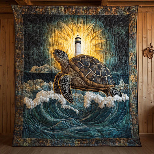 Turtle's Horizon Quilt Blanket