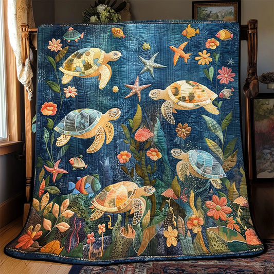 Turtle Quilt Blanket