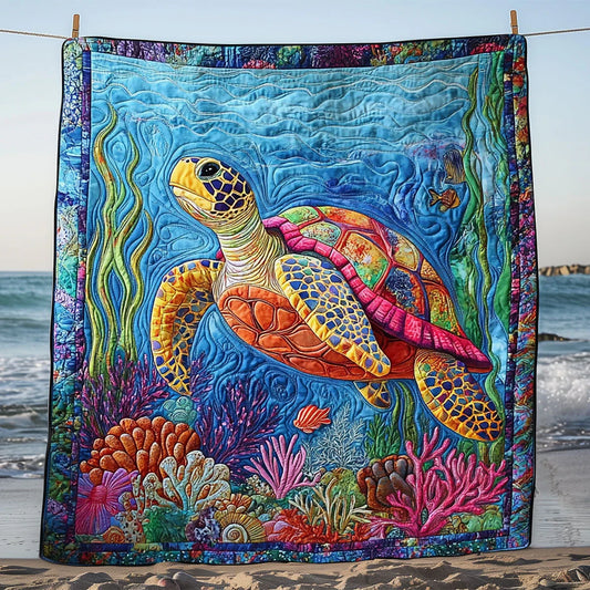 Turtle Quilt Blanket