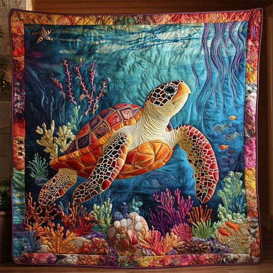 Turtle Quilt Blanket