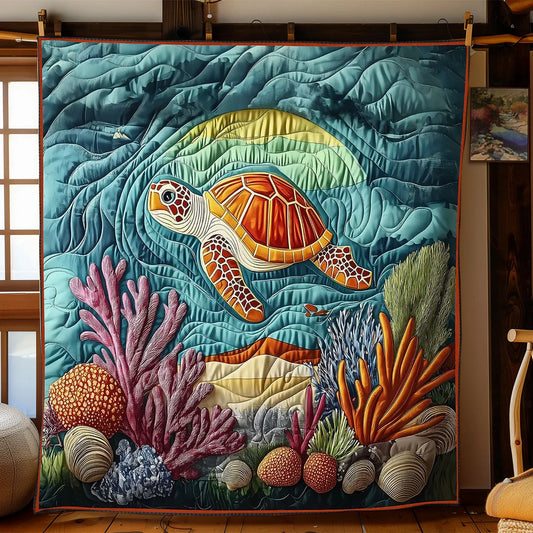 Turtle Quilt Blanket
