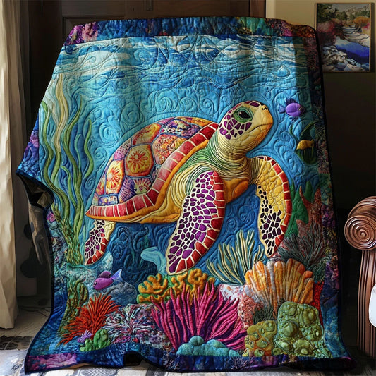 Turtle Quilt Blanket