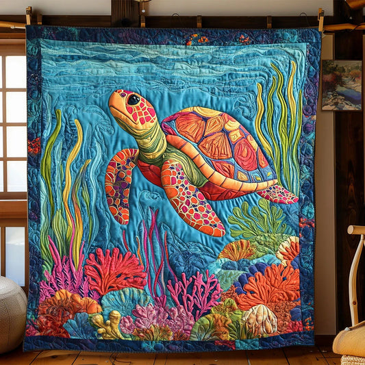 Turtle Quilt Blanket