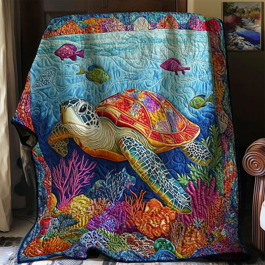 Turtle Quilt Blanket