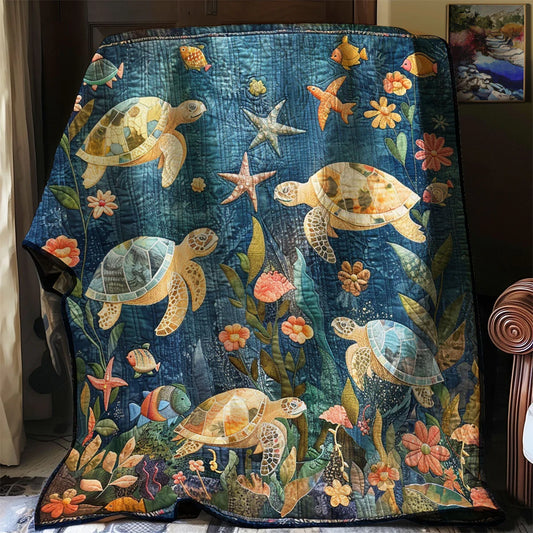 Turtle Quilt Blanket