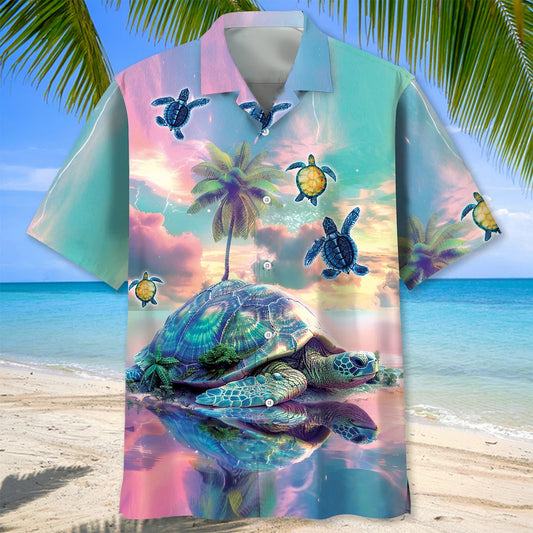 Turtle Island Dream Hawaiian Shirt, custom shirt gift for men