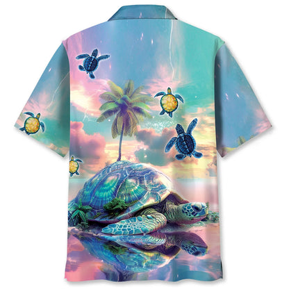 Turtle Island Dream Hawaiian Shirt, custom shirt gift for men (view 2)