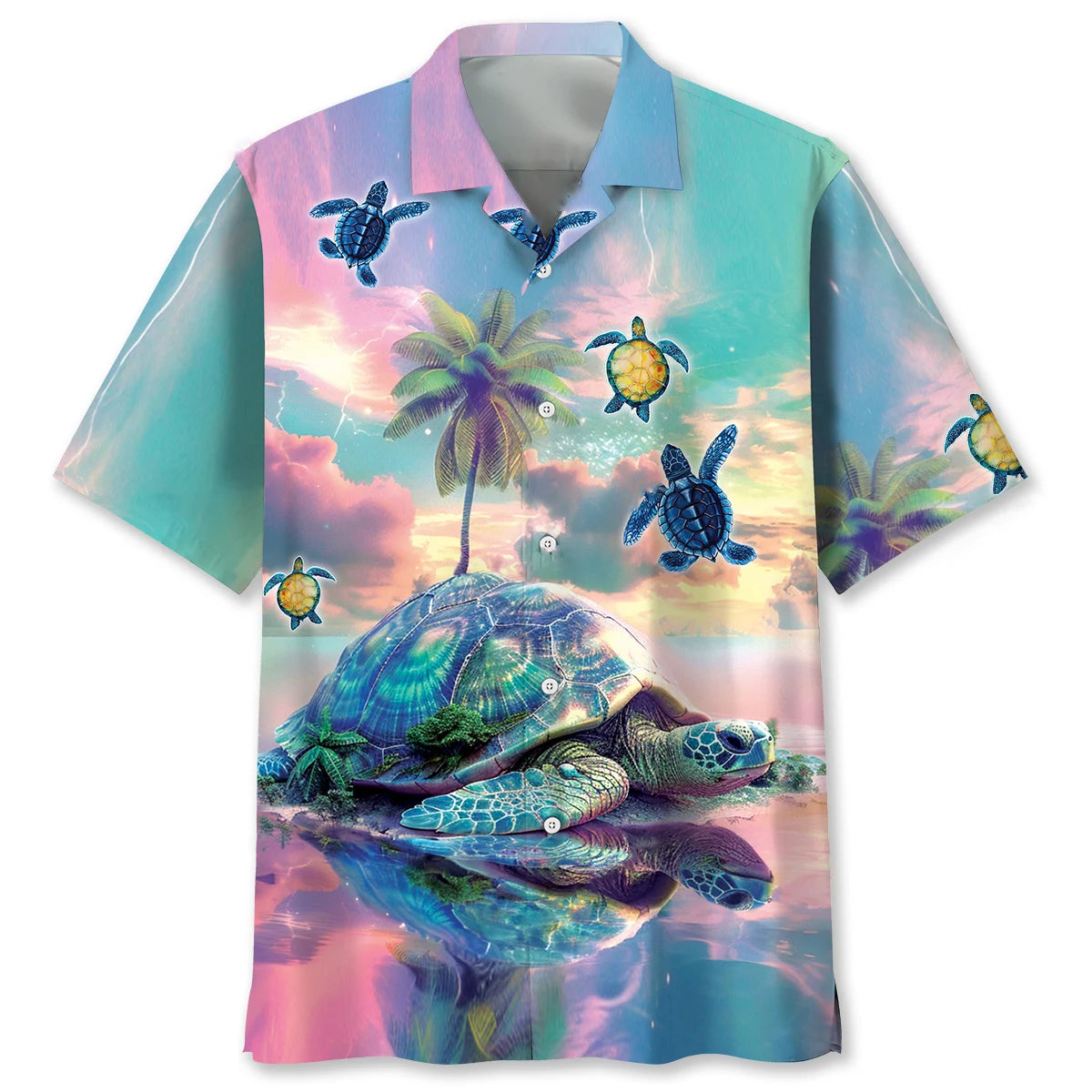 Turtle Island Dream Hawaiian Shirt, custom shirt gift for men (view 4)
