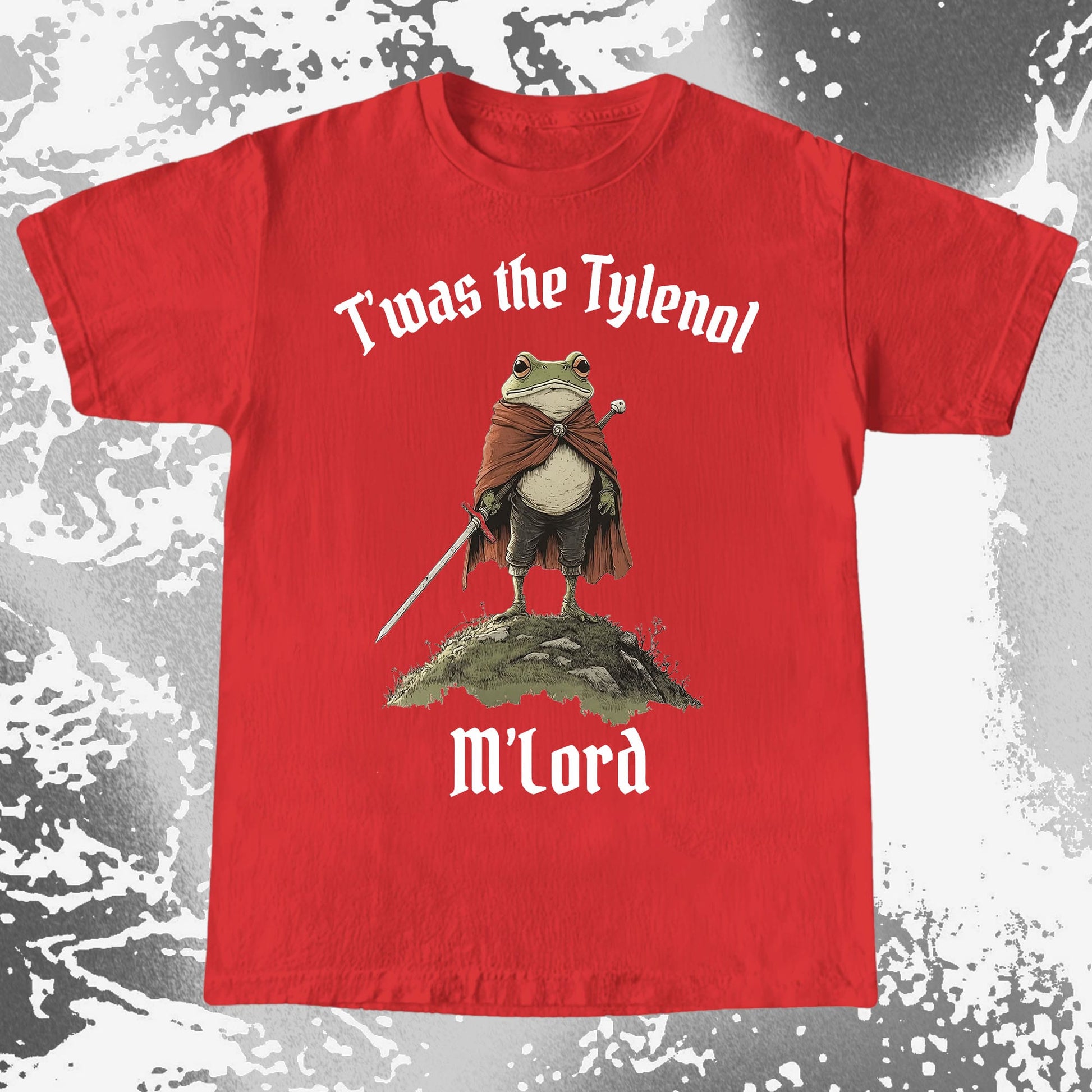 Twas the Tylenol M'Lord Frog Knight Shirt (view 9)
